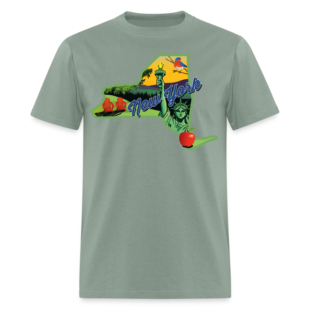 Beautiful NY T-Shirt - sage