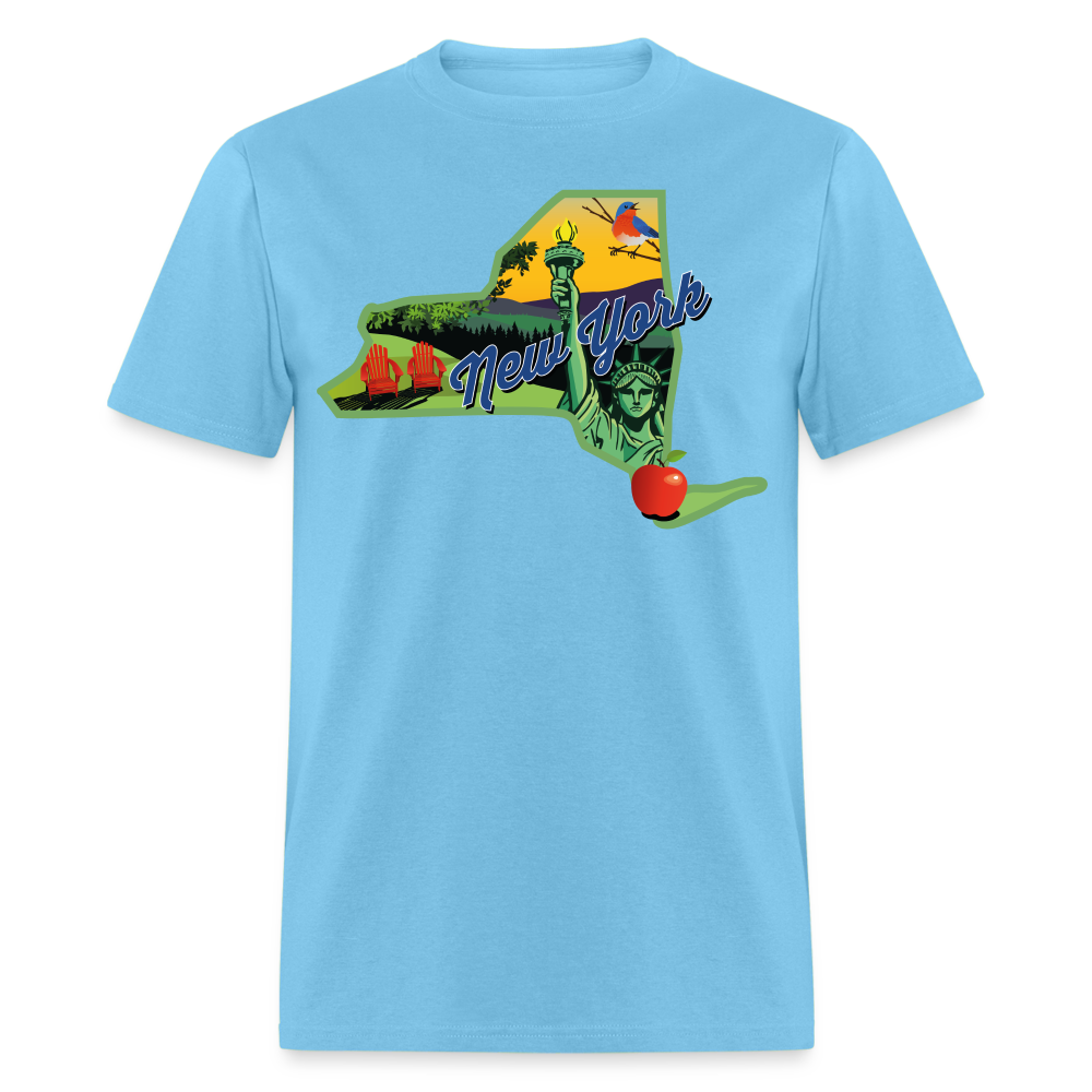 Beautiful NY T-Shirt - aquatic blue