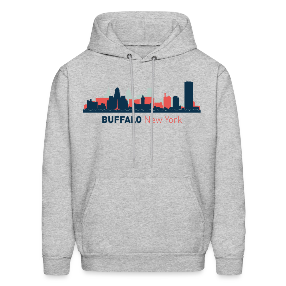 Buffalo NY Hoodie - heather gray