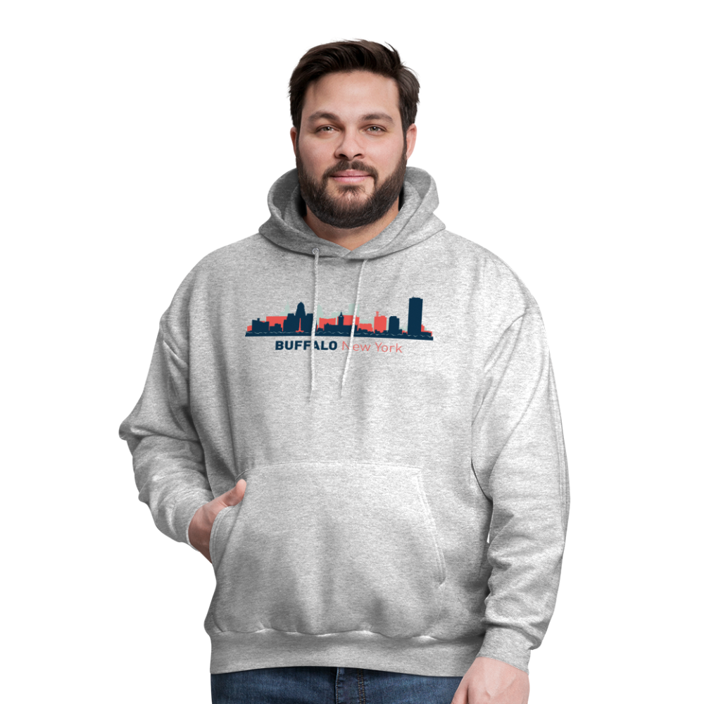 Buffalo NY Hoodie - heather gray