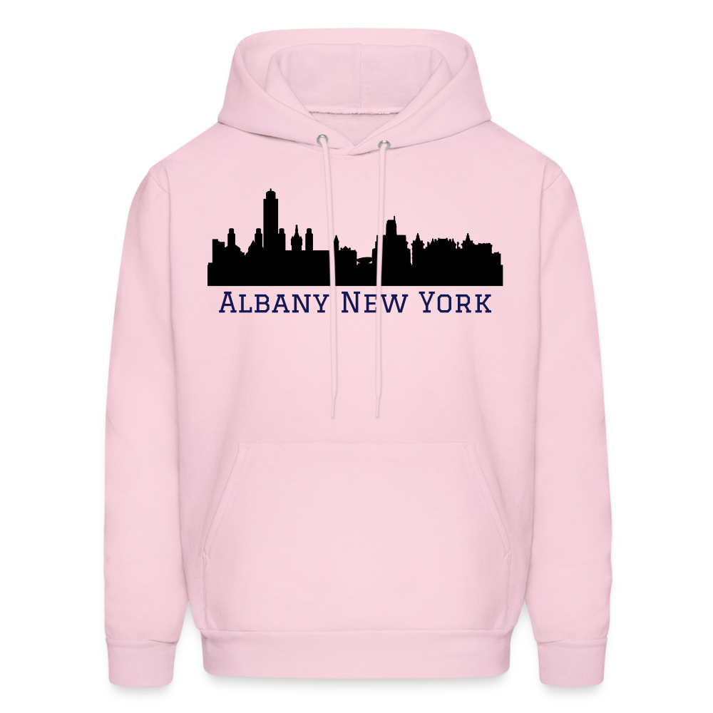 Albany NY Hoodie - pale pink