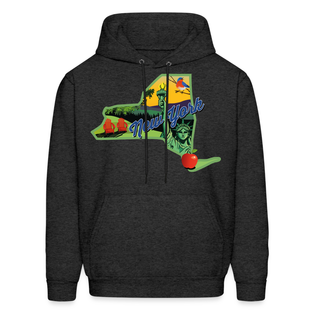 Beautiful NY Hoodie - charcoal grey