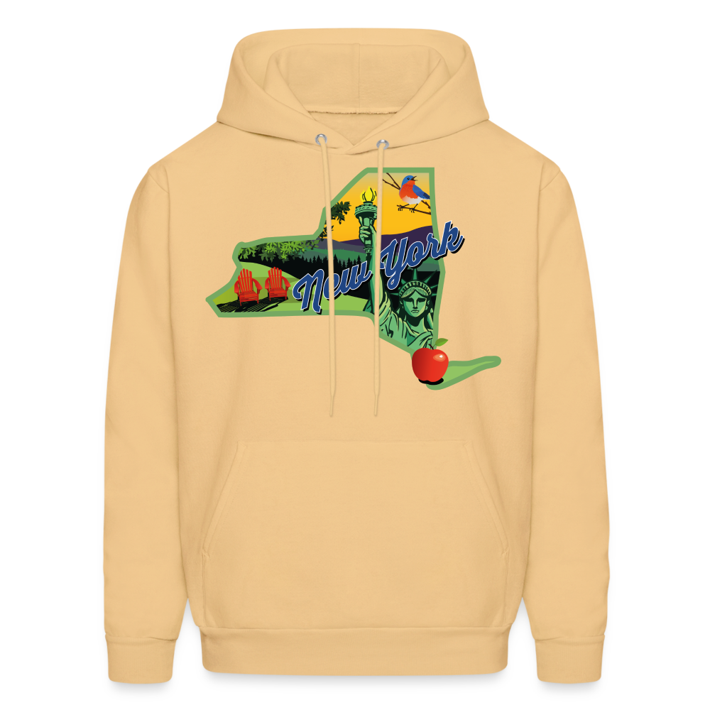 Beautiful NY Hoodie - light gold 