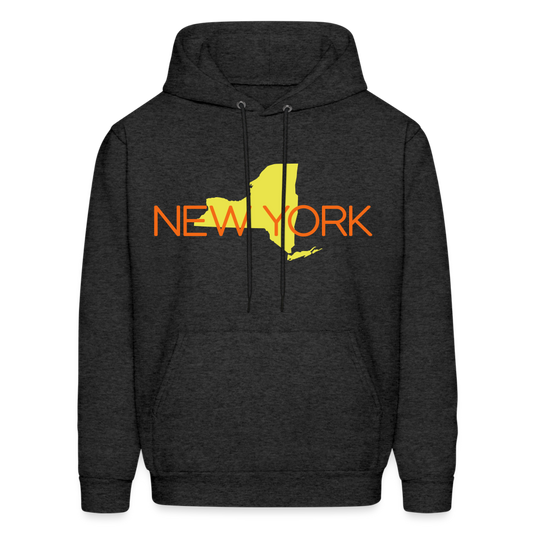 New York Hoodie - charcoal grey