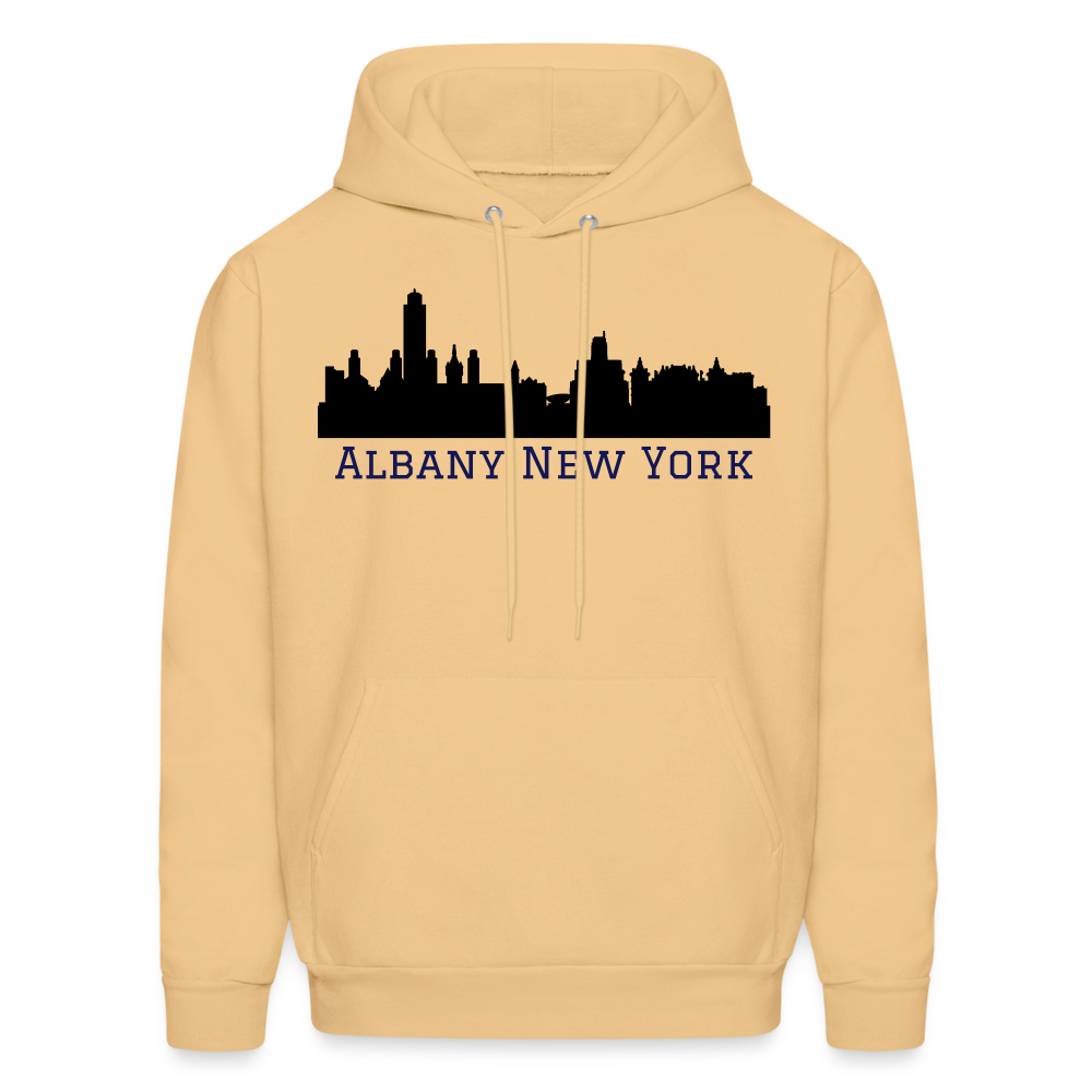 Albany NY Hoodie - light gold 