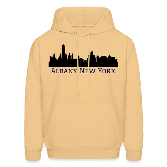 Albany NY Hoodie - light gold 