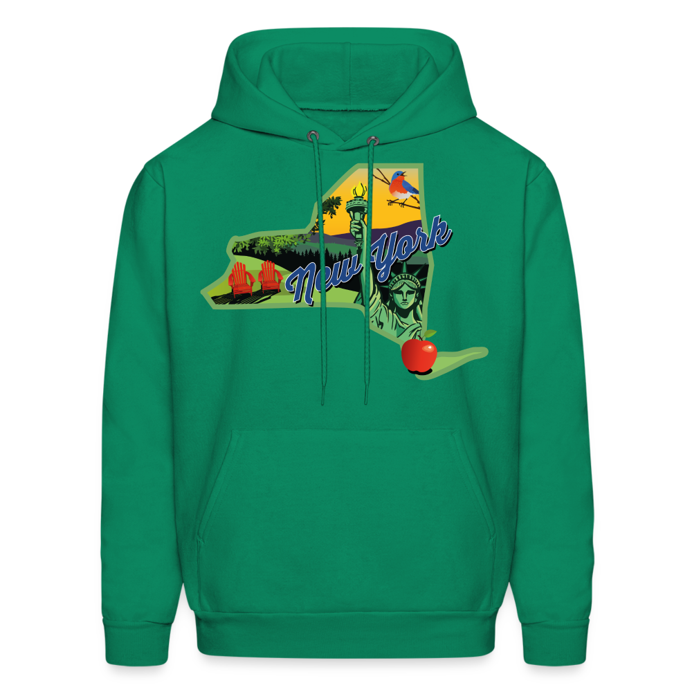 Beautiful NY Hoodie - kelly green