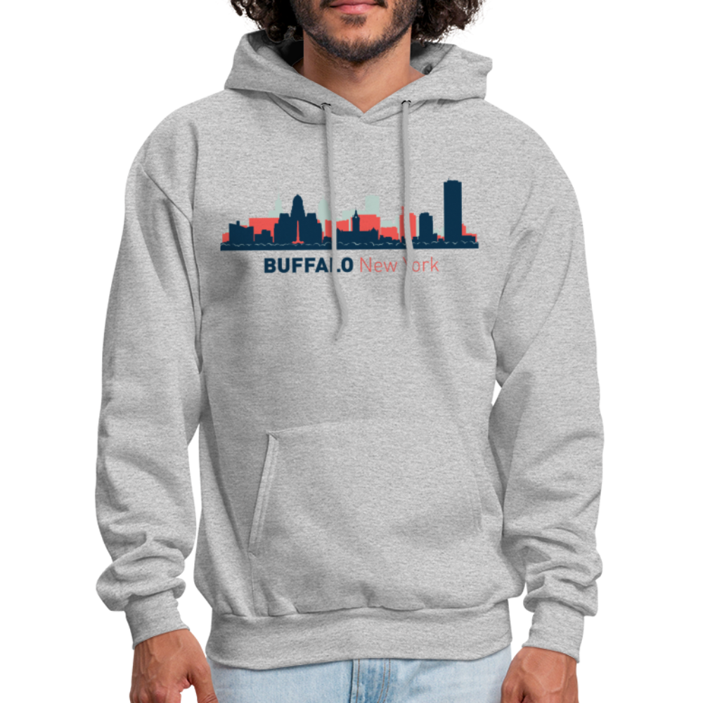 Buffalo NY Hoodie - heather gray