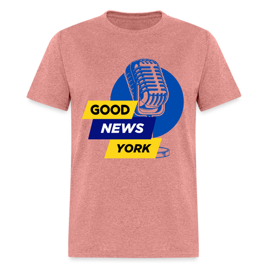 Good News York Unisex Classic T-Shirt - heather mauve