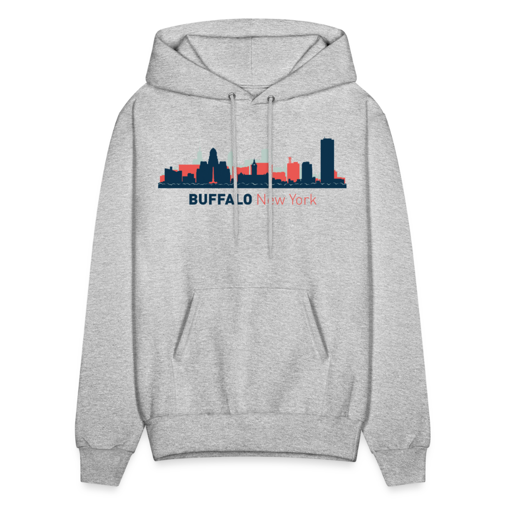 Buffalo NY Hoodie - heather gray