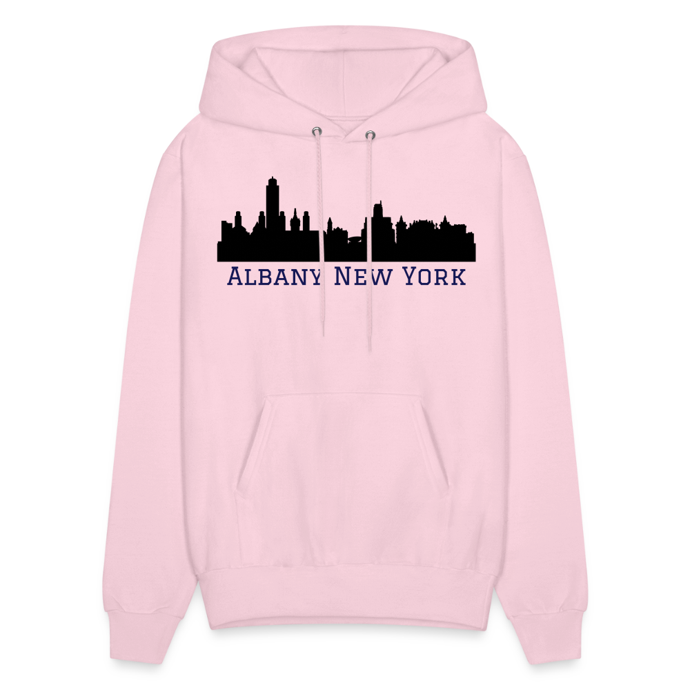 Albany NY Hoodie - pale pink