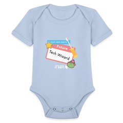 Future Tech Wizard Baby Onesie - sky