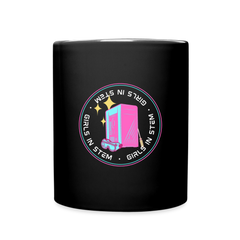 'Girls In S.T.E.M' mug - black