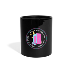 'Girls In S.T.E.M' mug - black